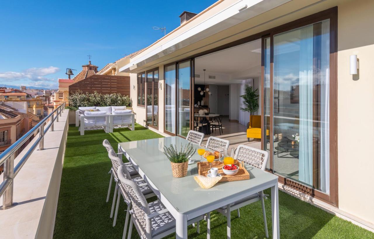 Exclusive Penthouse & Terrace By Ele Apartments Malaga Luaran gambar